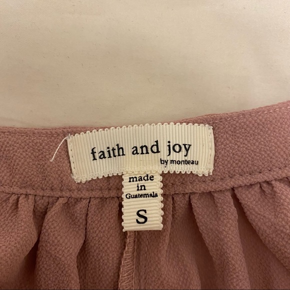 NWOT light mauve flowy tank top - Picture 2 of 3